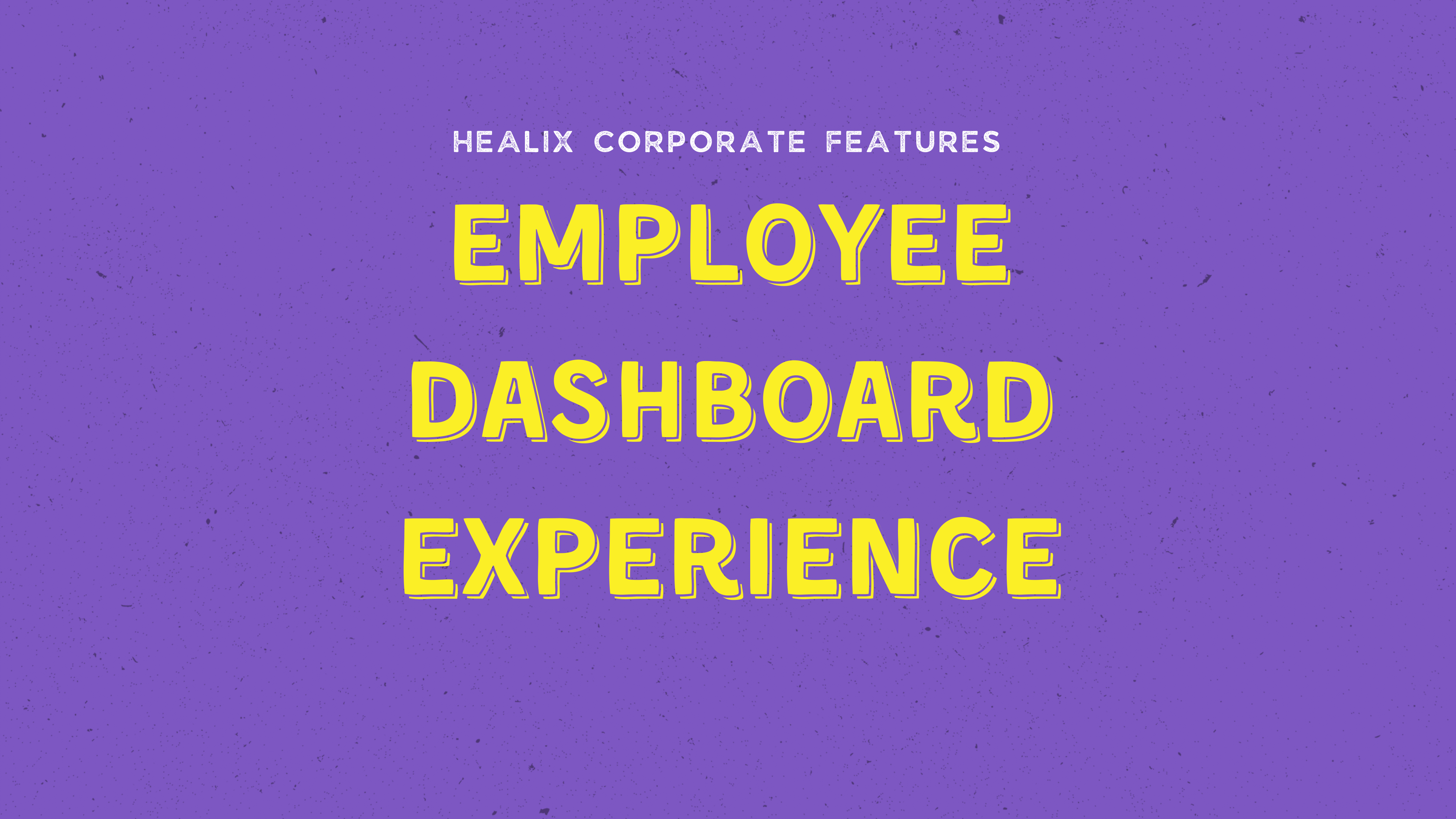 Employee Dashboard Experience