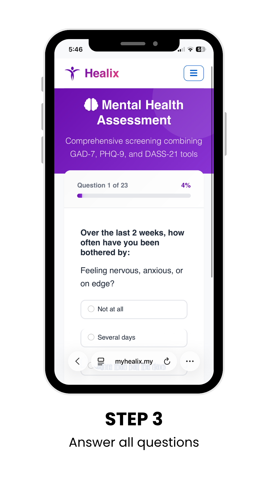Step 3 — Try guided exercises