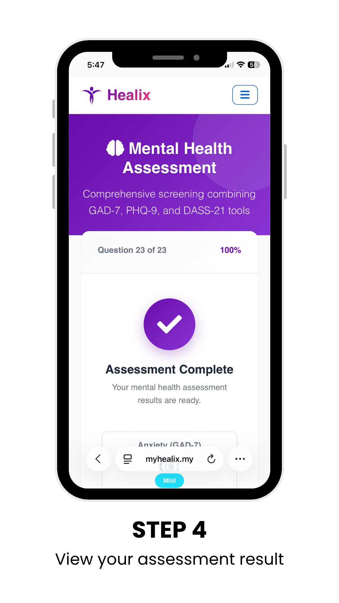 Step 4 — Track your wellbeing