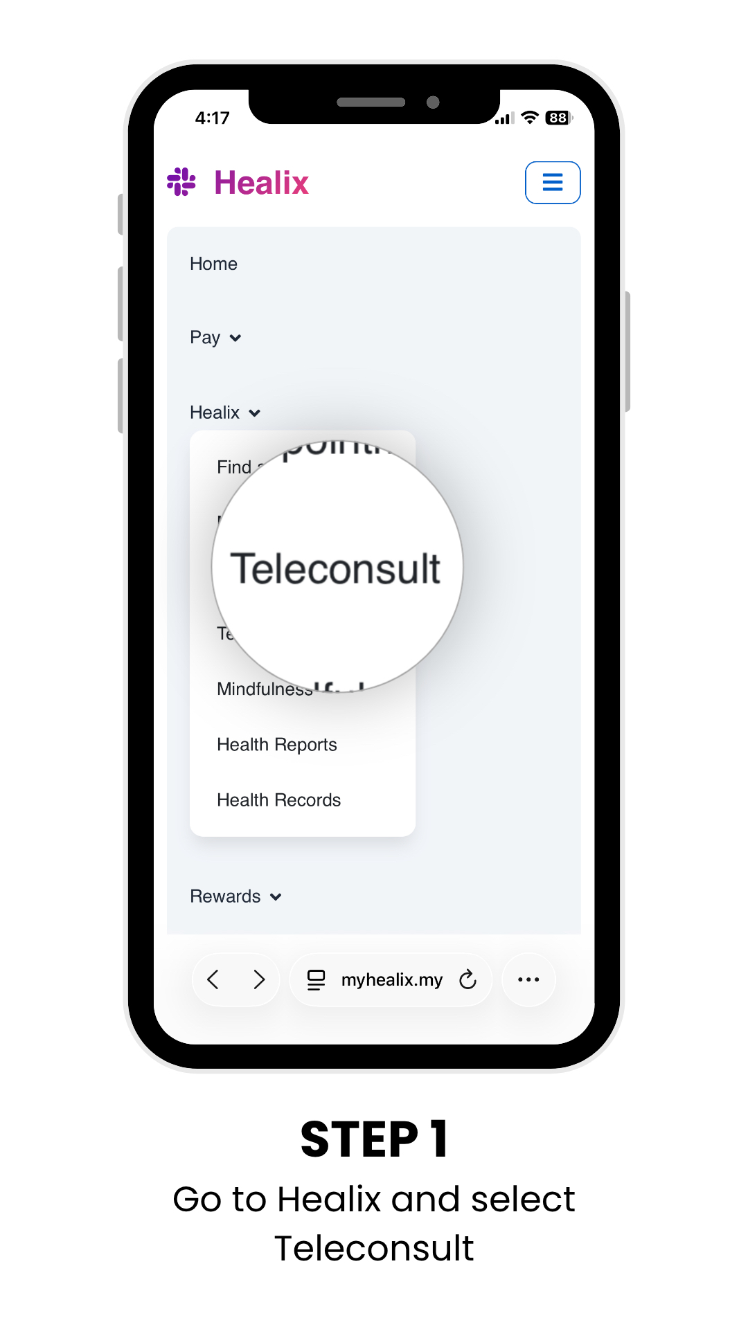 Step 1 — Pick a doctor on call